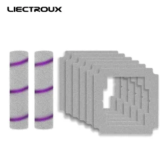 LIECTROUX S9 Window Cleaning Robot 6*Mop Cloth+ 2*Roller Brush,Accessories Kit