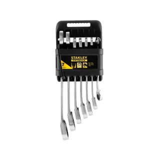STANLEY FATMAX Schraubenschlüssel Set mit Ratsche, 7-teilig - FMMT82848-0