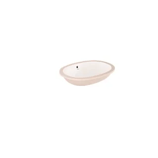 KLUDI-RESA Waschtisch 50 x 36 H17 cm Oval Weiß glänzend 59W0343