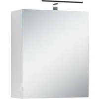 byLIVING Spiegelschrank Serie Spree, in vielen Breiten erhältlich Soft-Close, LED Beleuchtung mit Schalter- und Steckdosenbox