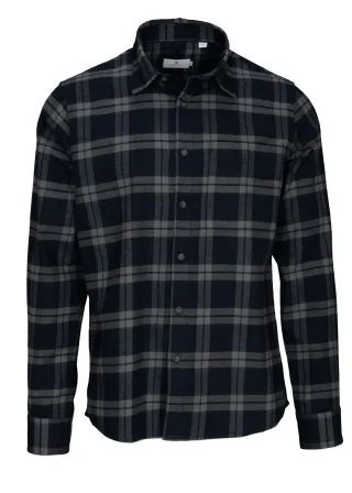BASEFIELD - He.-Freizeithemd 1/1 Arm pine grove - Gr. - 3XL