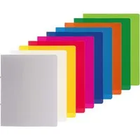 ADINA Präsentationsordner Adina Brunnen 10 x Ringbuch Fact! A4 16mm 2 Ringe 1065516 farbig