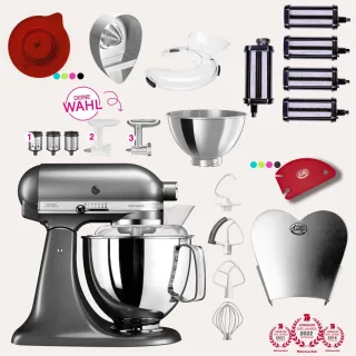 KitchenAid Artisan 4,8 Liter KSM175 Spar-Set Pasta Deluxe mit...