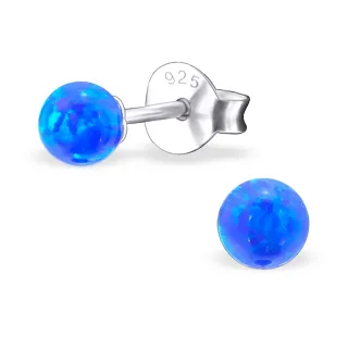 Kugel Ohrringe aus 925 Silber
