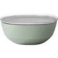 Mepal Servierschüssel SILUETA, Grün, B 30 cm, T 30 cm, mit Deckel, Polypropylen, (1-tlg), 5000 ml Fassungsvermögen