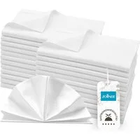 ZOLLNER Stoffserviette, (Spar-Set, 25 St), 40 x 40 cm, 100% Baumwolle, mit edler Atlaskante, Vollzwirn