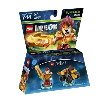 Lego Dimensions 71222 - Fun Pack: Lego Chima [Laval & Mighty Lion Rider]