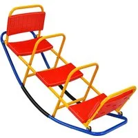 COSTWAY Wippe Gartenwippe mit 3 Sitzer, bis 100 kg