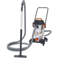 Strahlemann Reinigungsgeräte Industriesauger Schlammsauger mit Teichpumpe 1200 W Nass- und Trockensauger 35 L, 1200 W, Schmutzfangsack, Ideal für den Einsatz rund um Garten, Teich und Whirlpool
