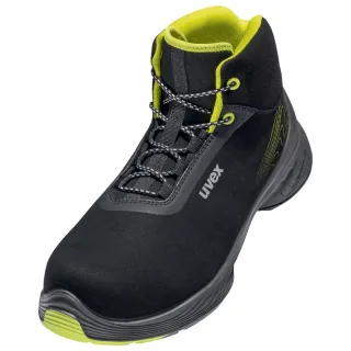uvex 1 G2 Sicherheitsschuh S2 Stiefel schwarz/gelb 39 - 6845039