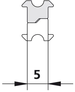 Kermi 9084 1x Magnetleiste, Länge: 2000 mm, 2209458 2209458