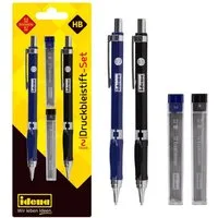Idena Druckbleistift Idena 12145 - Druckbleistift-Set, 2 Stück, 0,5 und 0,7 mm, mit jeweils