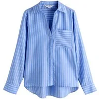 Next Hemdbluse Weiches Relaxed Fit Langarm-Shirt (1-tlg)