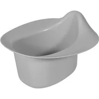 KINDSGUT Toilettentrainer Abhaltetöpfchen, (1-tlg), Babytopf WC/Klo, abhalten und windelfrei, kindgerecht, dunkelgrau