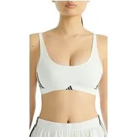 adidas Sportswear Bralette Sport Active Essentials Cotton 3 Stripes weich, dehnbar und leicht, Jacquard-Logo-Träger