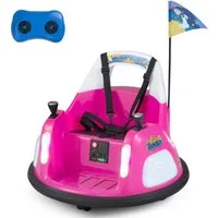 COSTWAY Elektro-Kinderauto, Belastbarkeit 25 kg, (1-tlg), 12V Autoscooter, 360° drehbar, Kinderauto mit Musik & Licht
