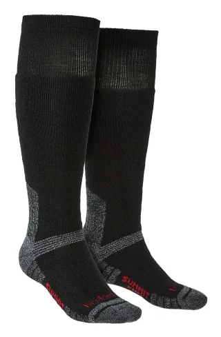 Bridgedale - Mens Outdoor Merino Wool Knee High Socks - Schwarz