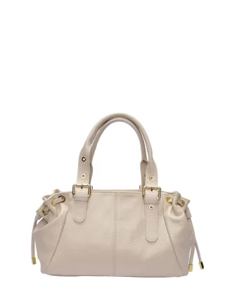 Anna Luchini Beige Rindsledertasche
