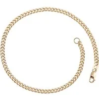 Silberkettenstore Goldarmband Panzerketten Armband 3mm - echt 585 Gold, Länge wählbar von 18-25cm
