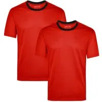 James & Nicholson Laufshirt Doppelpack Herren Kurzarm Laufshirt Running T-Shirt JN472 (Doppelpack, 2er-Pack) Atmungsaktiv und Feuchtigkeitsregulierend