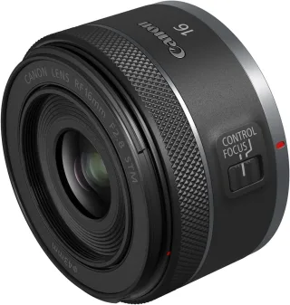 Canon RF 16mm 1:2.8 STM Weitwinkel-Objektiv [43mm Filtergewinde für Canon EOS RF] schwarz