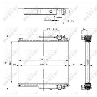NRF Motork?hler gel?tet 509767