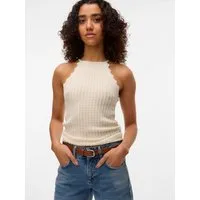 Vero Moda Stricktop VMPANAMA SL KNIT TOP VMA NOOS im tollen Ajour-Strickmuster