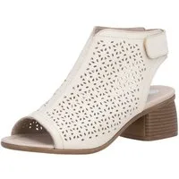 Remonte Schaftsandalette Sommerschuh mit Blockabsatz und Klettriemchen an der Ferse