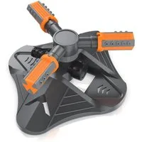 Brandson Kreisregner Garten Sprinkler, 360° Rasensprenger, 3 Arm Rasensnsprikler rotierend, 21 cm lang, (1-St), Sprenger Bewässerungssystem, Bewässerungsanlagen, Gardena kompatibel