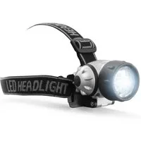 EAXUS LED Stirnlampe LED Stirnleuchte/Kopflampe mit 7 LEDs, Dimmbar über 3 Leuchtmodi, Wasserfest nach IP44