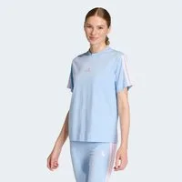 adidas Sportswear T-Shirt ESSENTIALS 3-STREIFEN COTTON klassische 3-Streifen an den Ärmeln, ohne Verschluss