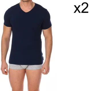 Pack-2 Essential kurzärmelige T-Shirts BKK1UTS02BI Herren