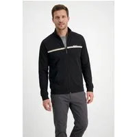 BOSS Sweatjacke Authentic mit Streifen und Logo, regular fit