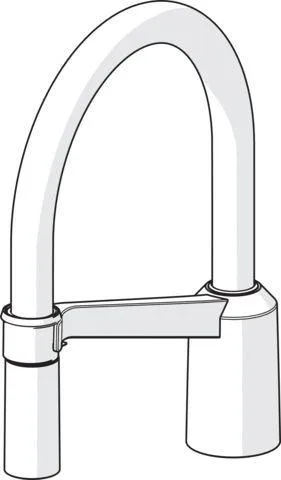 Hansa Hohem Auslauf HANSA 59914582 Ausld. 200 mm chr 59914582