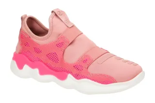 Ecco 81090360304 Damask Rose/Pink Neon Sportliche Slipper Frauen Mesh Stretch...