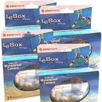 AgfaPhoto 4x Einwegkamera Agfa LeBox Ocean Einwegkamera