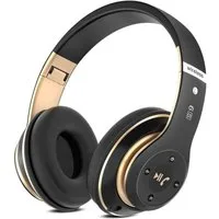 POPOLIC Kopfhörer Over-Ear mit 6 EQ Modi, Bluetooth 5.3 Technologie Bluetooth-Kopfhörer (40 Std Kabellose Kopfhörer mit Eingebautem HD-Mikrofon, FM, SD/TF, Bluetooth- und kabelgebundene Dual-Modus-Verbindung, Tragbares Kabellose Hi-Fi-Stereo-Headsets