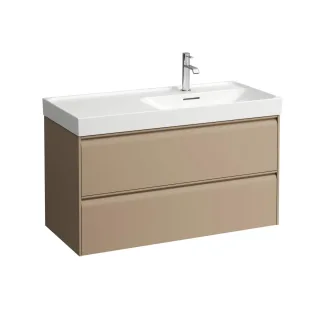 LAUFEN Waschtischunterschrank MEDA 448x984x515 2 Schubl integ. Griffl. f.WT H817117 cappuccino, H421 H4217420114651