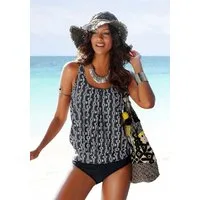 LASCANA Oversize-Tankini bauchbedeckende Oversize-Form, bis D-Cup geeignet
