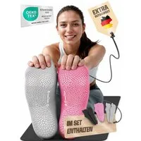 NirvanaShape Sportsocken NirvanaShape Yogasocken Damen 36-44 – Rutschfeste Pilates Socken (3-Paar)