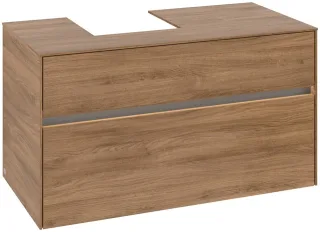 Villeroy & Boch Waschtischunterschrank Collaro C095B0 1000x548x500mm mit Beleuchtung Kansas Oak C095B0RH