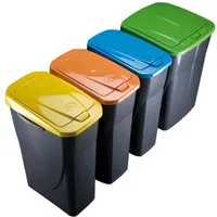 M home Mülltrennsystem Eco Bin Mülleimer Mülltrenner Abfalleimer Müllsortierer, mit praktischem Connect-System