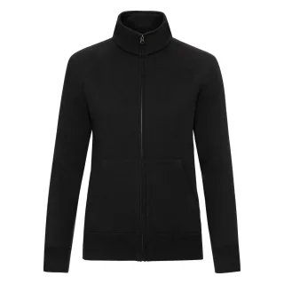 Fruit of the Loom - "Premium" Sweatjacke für Damen (Schwarz)
