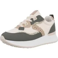 Ital-Design Damen Low-Top Freizeit Sneaker (88930196) Keilabsatz/Wedge Sneakers Low in Grün