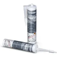 Hausa Dichtstoff HD450, Kautschuk Dachdichtstoff, (2-tlg), Profi-Dichtmasse für alle Dachabdichtungen verklebungen, reparaturen