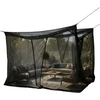 Sekey Moskitonetz Moskitonetz Pavillon 3,5x2,5x2,5m Insektenschutz Garten Outdoor Balkon, Fliegennetz für Pergola Garten groß Mückenschutz stabil
