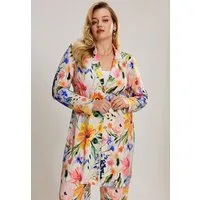 YOEK Jackenblazer Damen Blazer mit Druck