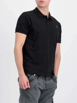 Alpha Industries Herren X-fit Polo in Schwarz