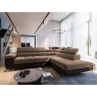 Masseno Ecksofa SELVA mit Schlaffunktion L-Form, Sofa mit Bettkasten