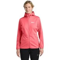 Jack Wolfskin Softshelljacke FELDBERG HOODY W mit zwei Hüfttaschen, atmungsaktiv, winddicht, wasserabweisend